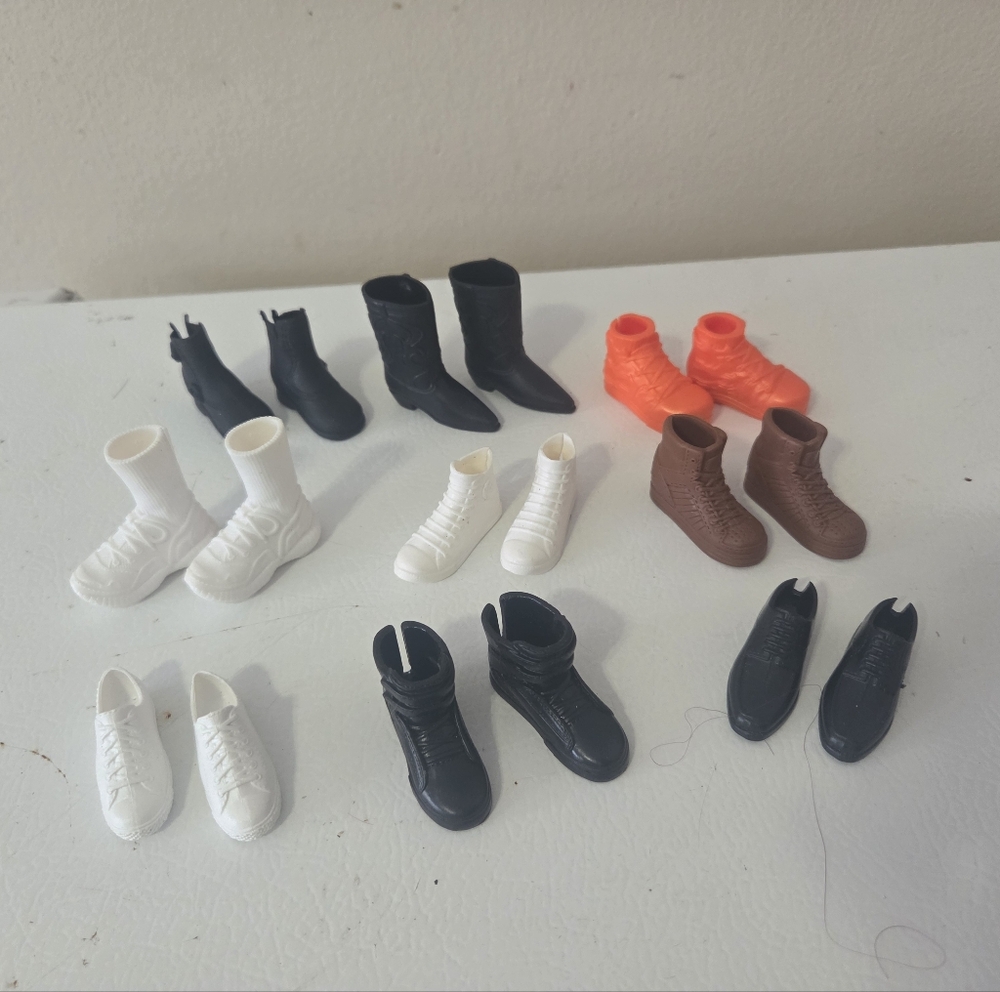 Barbie KEN Shoes Set Of 9